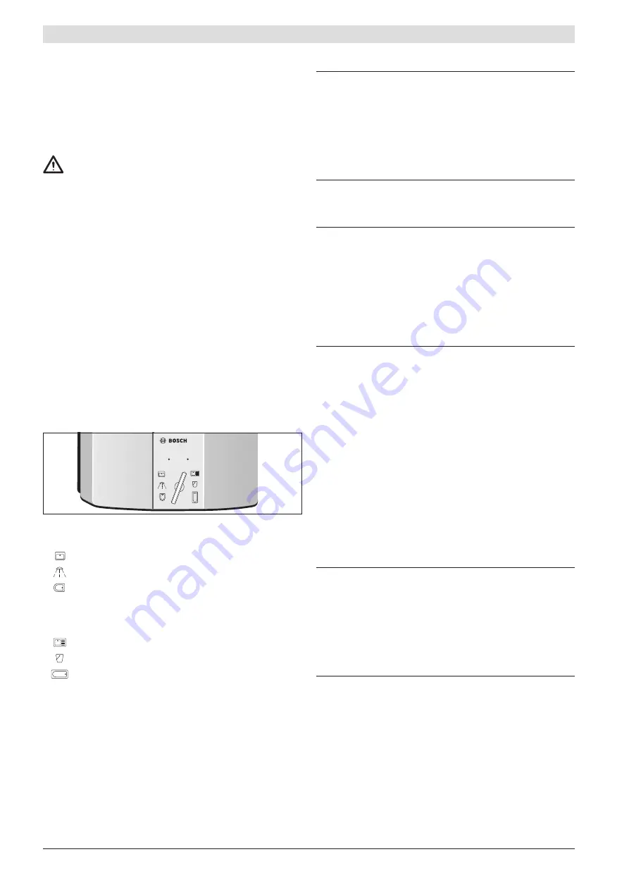 Bosch RDH 1810 Installation And Operating Instructions Manual Download Page 6