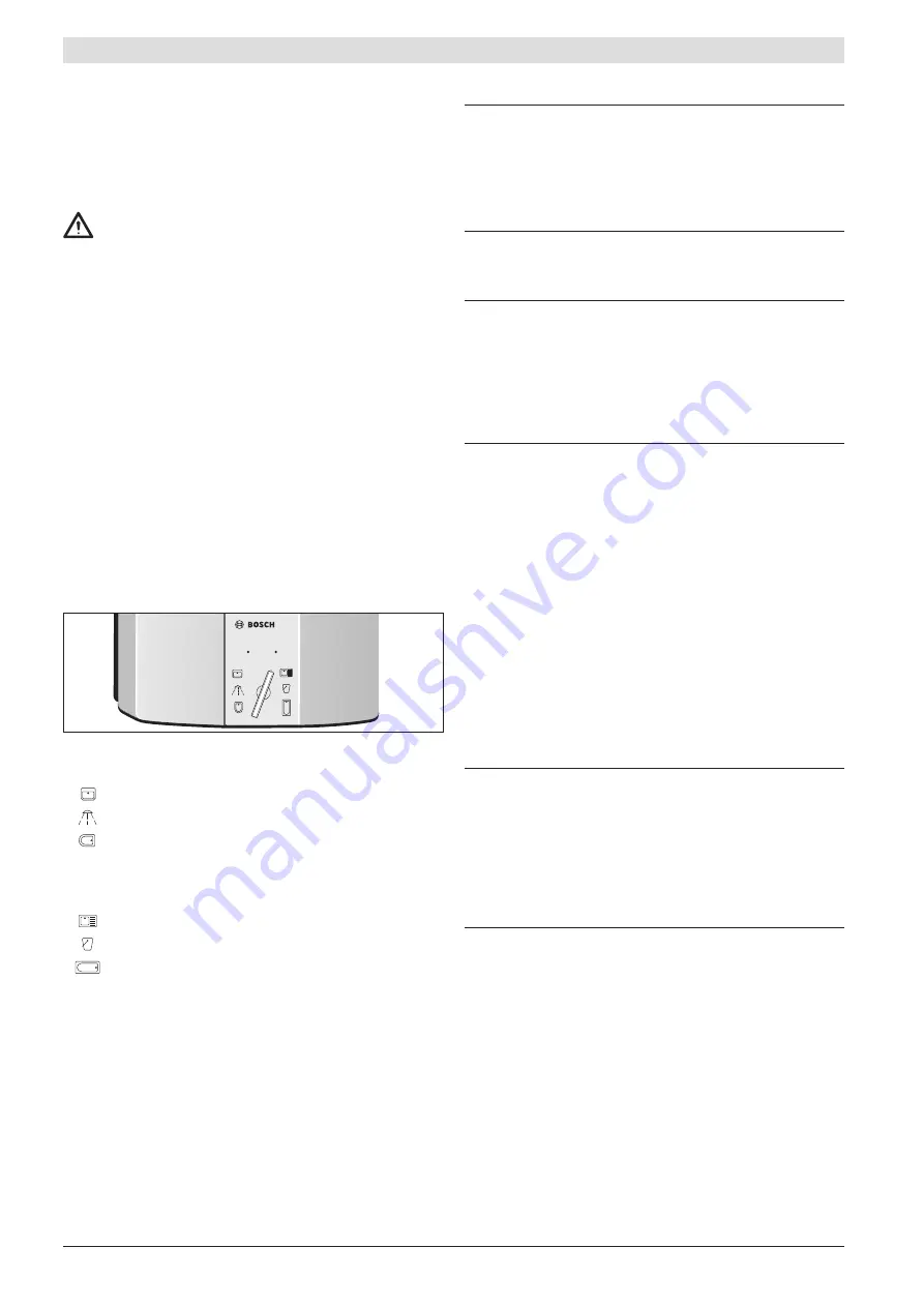 Bosch RDH 1810 Installation And Operating Instructions Manual Download Page 20