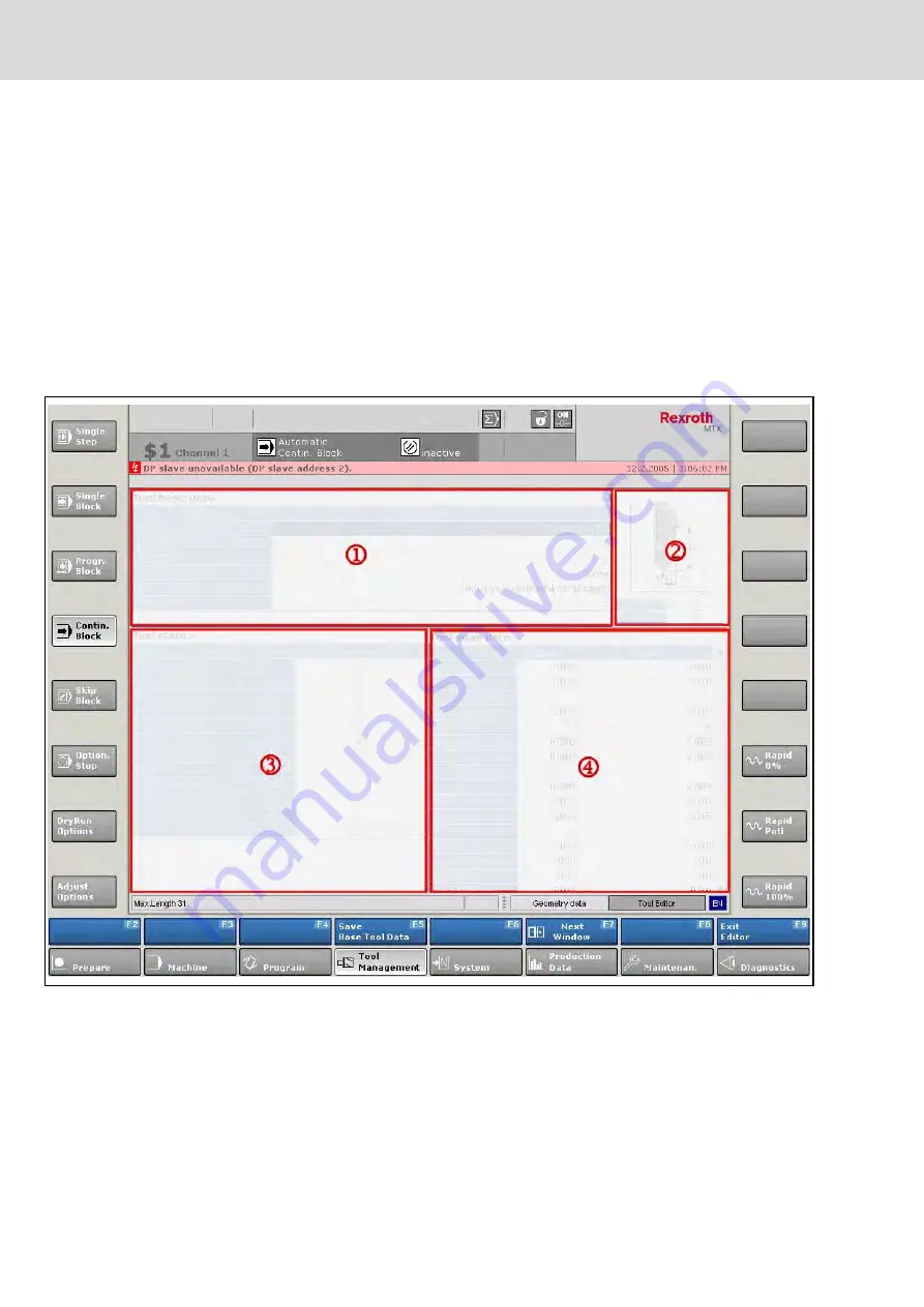 Bosch Rexroth IndraMotion MTX 09VRS Скачать руководство пользователя страница 126