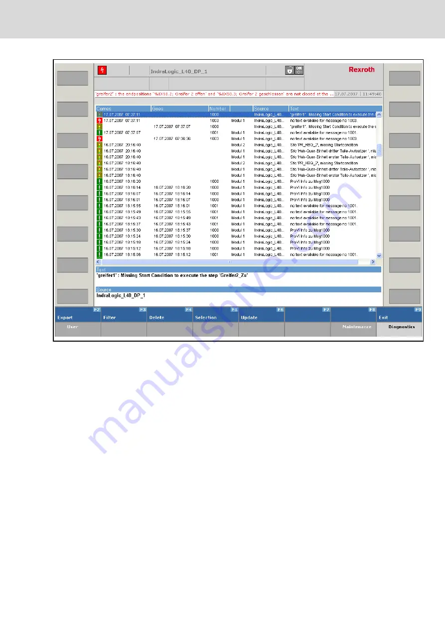 Bosch Rexroth IndraMotion MTX 09VRS Manual Download Page 169