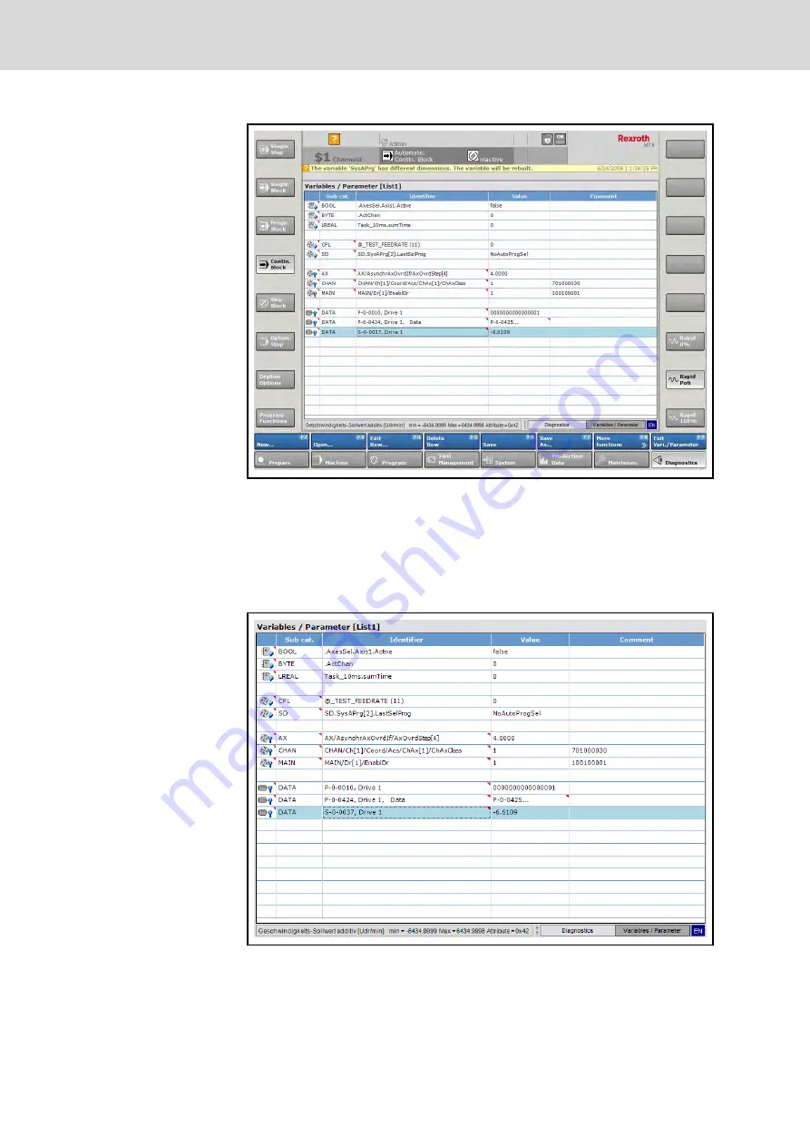 Bosch Rexroth IndraMotion MTX 09VRS Скачать руководство пользователя страница 178