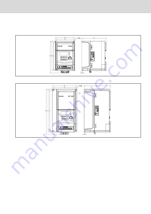 Bosch Rexroth VFC 3210 Operating Instructions Manual Download Page 57