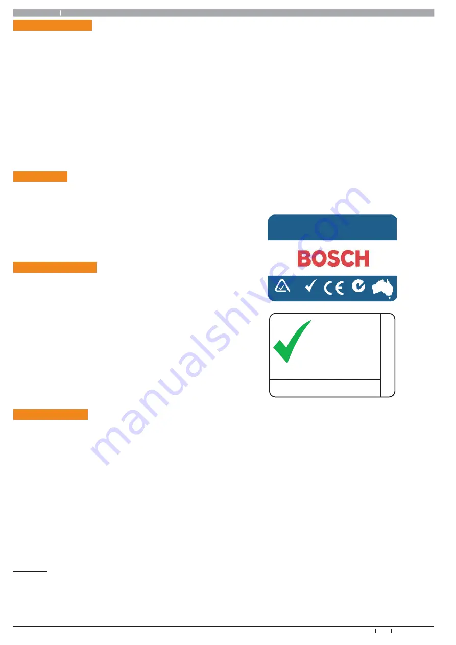 Bosch Solution 16i Скачать руководство пользователя страница 2