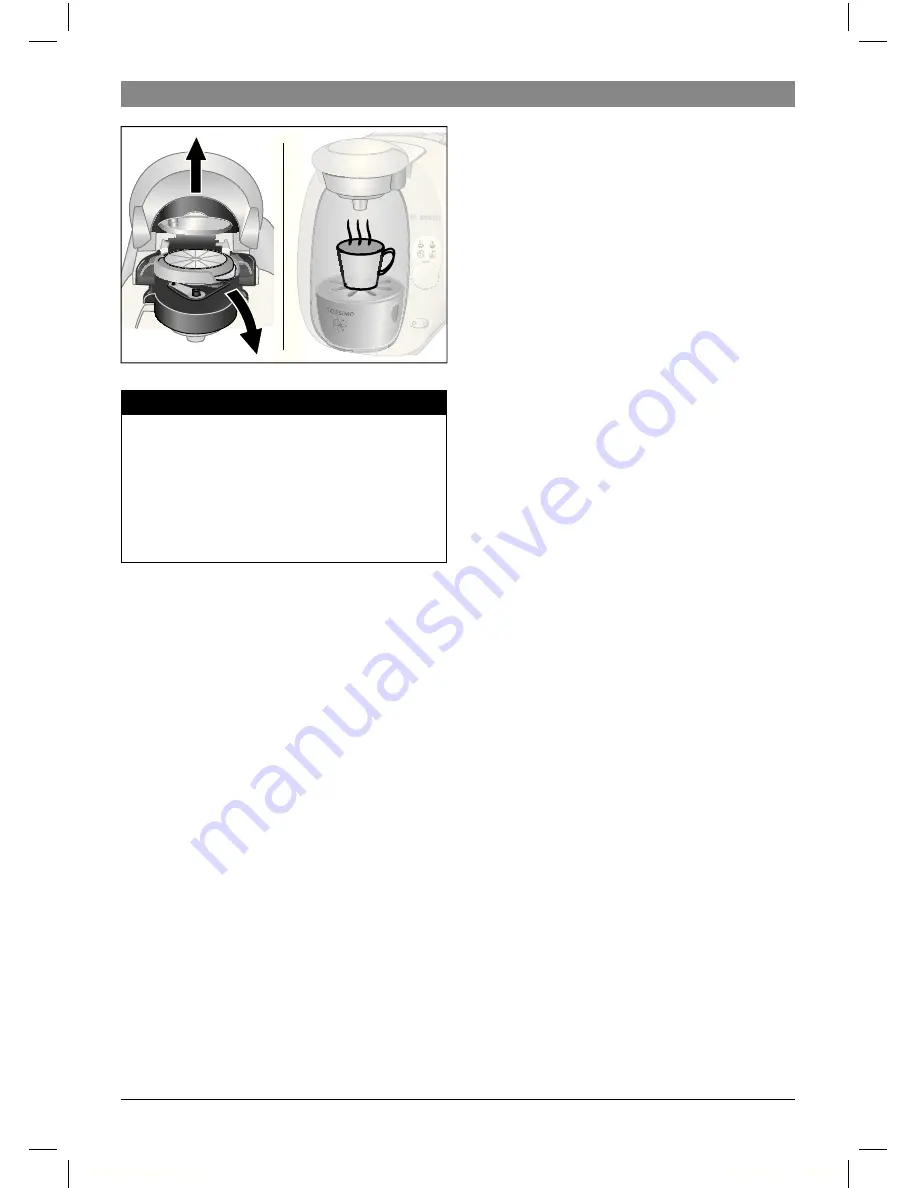 Bosch Tassimo TAS 20XXKR Instruction Manual Download Page 11