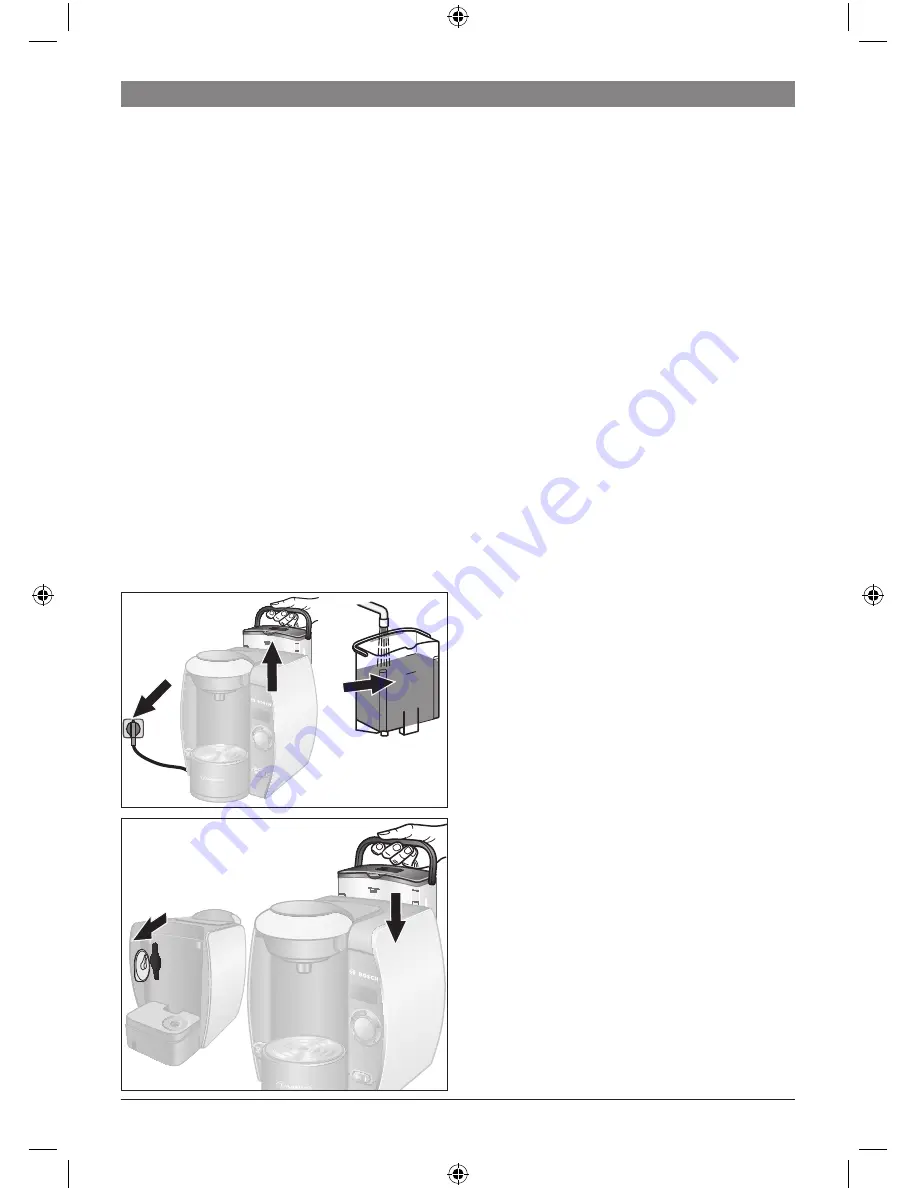 Bosch Tassimo TAS 65 Series User Manual Download Page 22