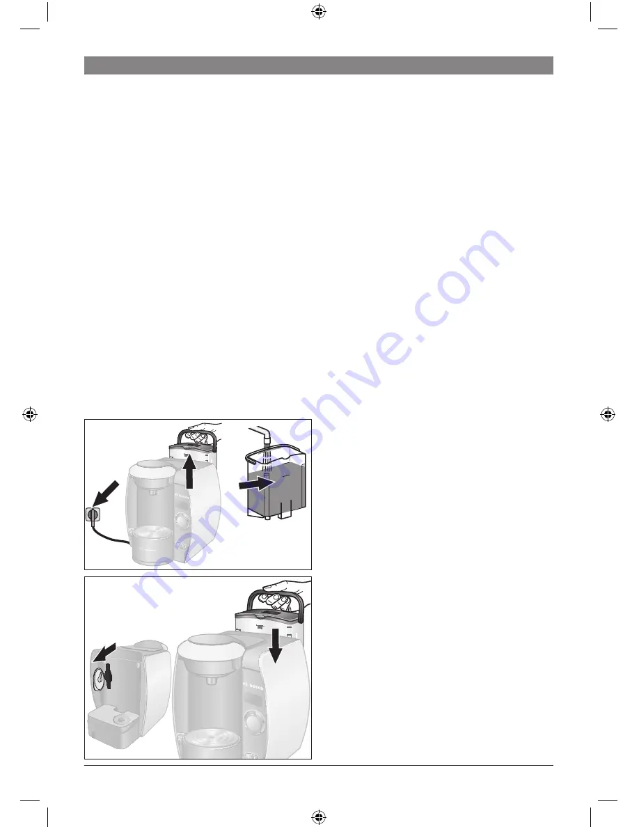 Bosch Tassimo TAS 65 Series User Manual Download Page 38