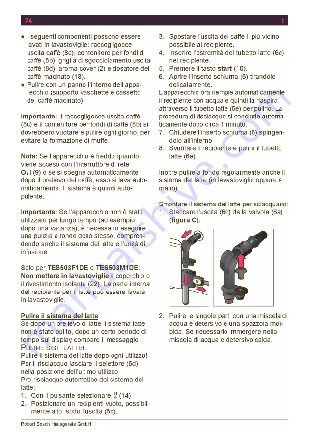 Bosch TES503F1DE Скачать руководство пользователя страница 74