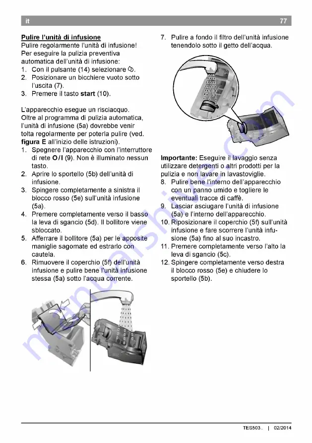 Bosch TES503M1DE Instruction Manual Download Page 81