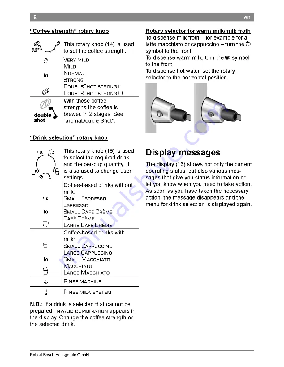 Bosch TES506 series Instruction Manual Download Page 10