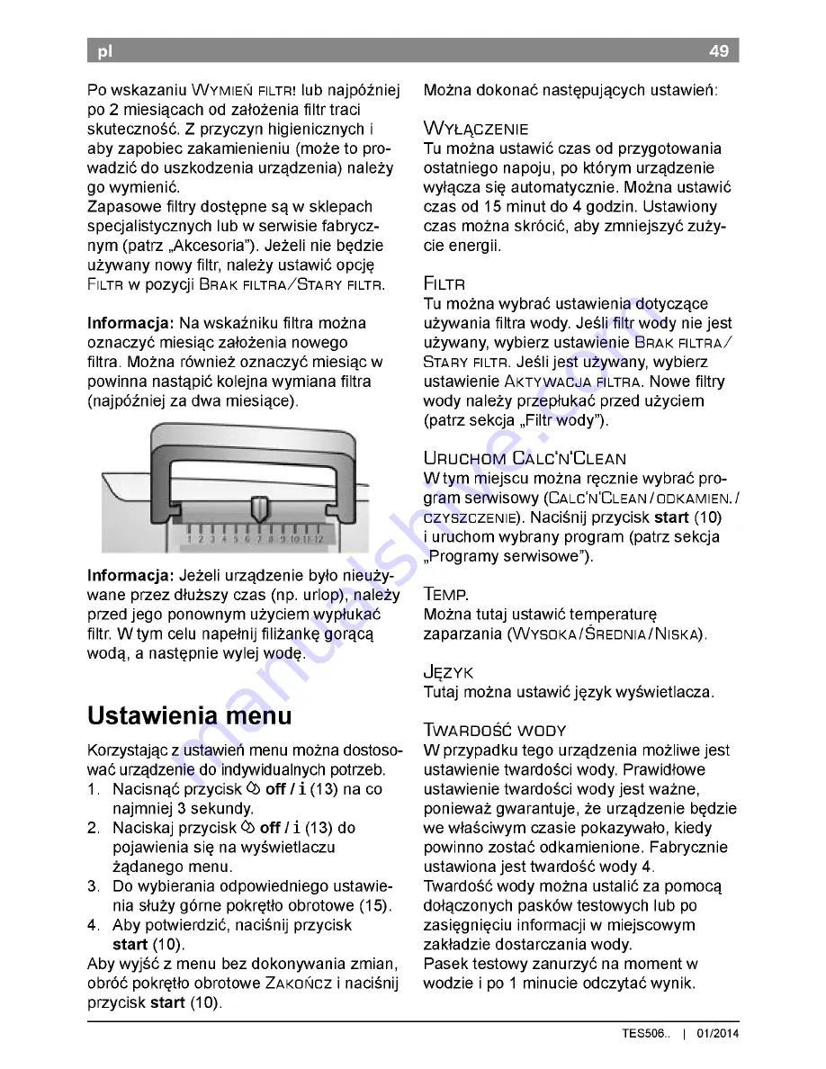 Bosch TES506 series Instruction Manual Download Page 53