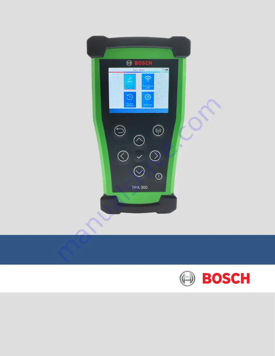 Bosch TPA 300 Скачать руководство пользователя страница 1