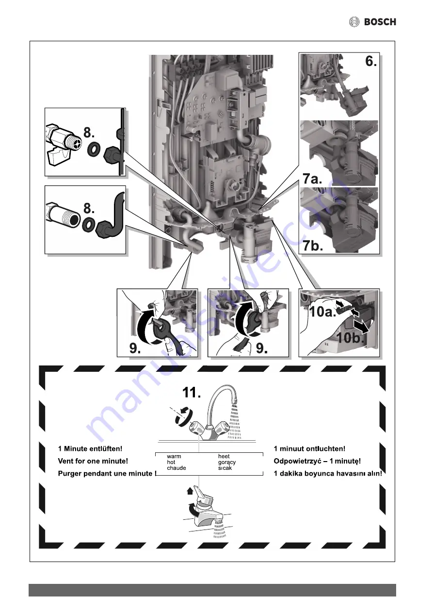 Bosch TR5000R 18/21 EAB Installation Instructions Manual Download Page 24