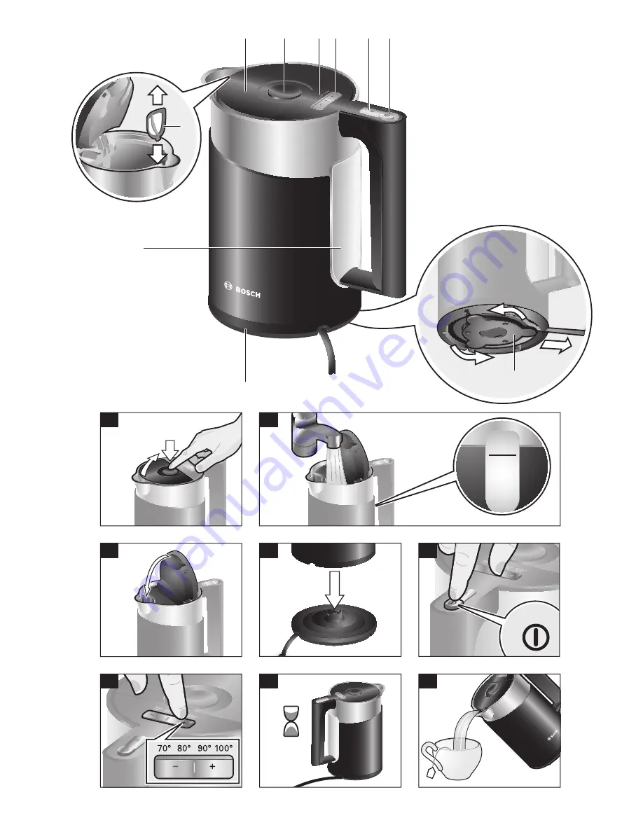 Bosch TWK?8610.?GB Instruction Manual Download Page 3