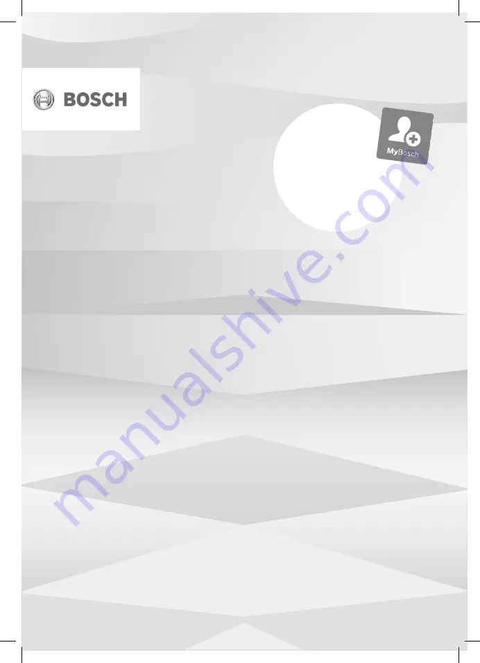 Bosch TWK6A GB Series Instruction Manual Download Page 1