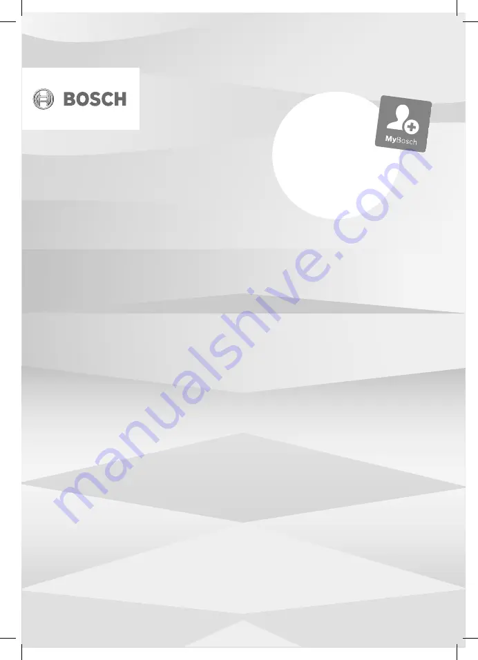 Bosch TWK7L Series Instruction Manual Download Page 1