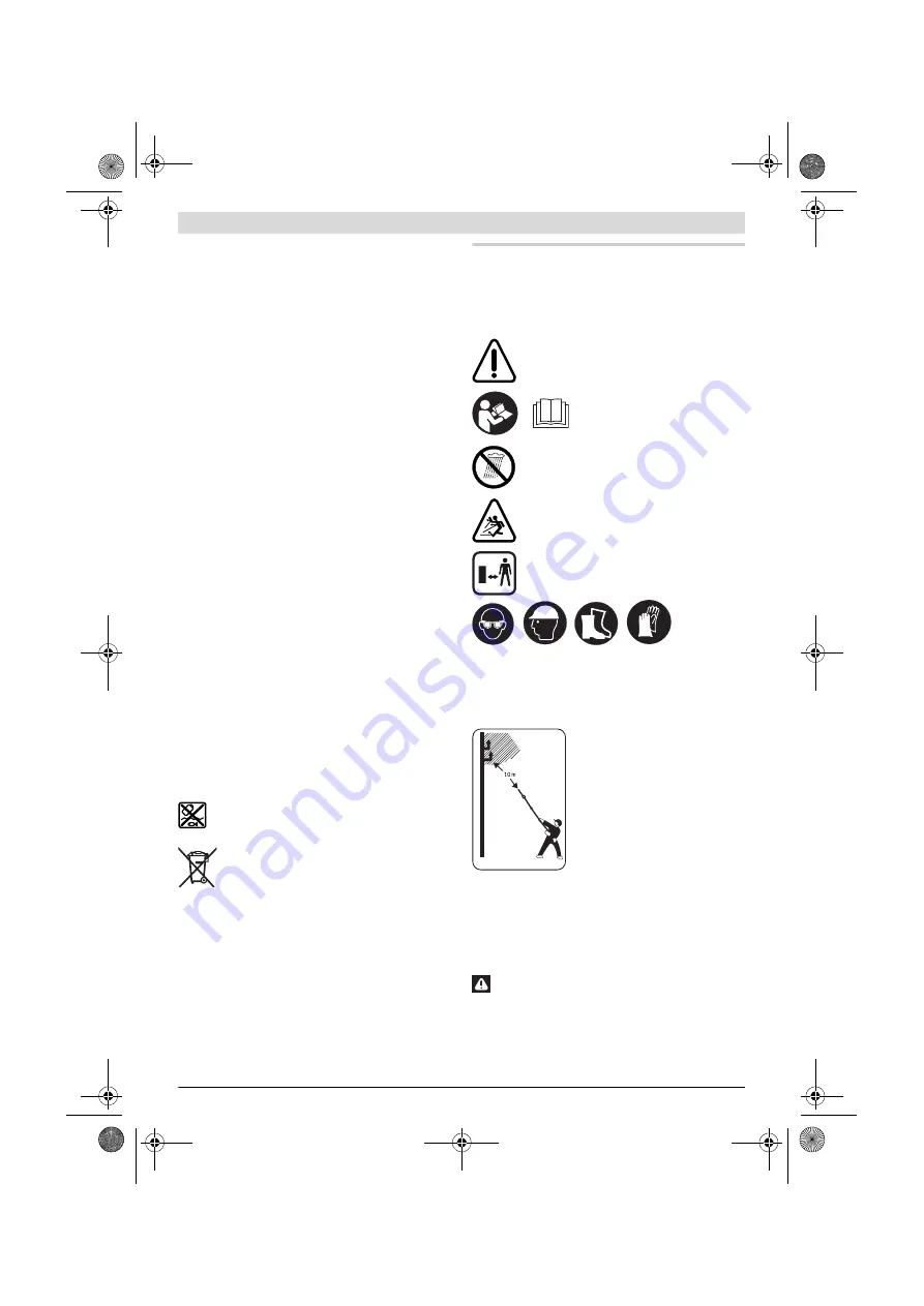 Bosch UniversalChainPole 18 Original Instructions Manual Download Page 135