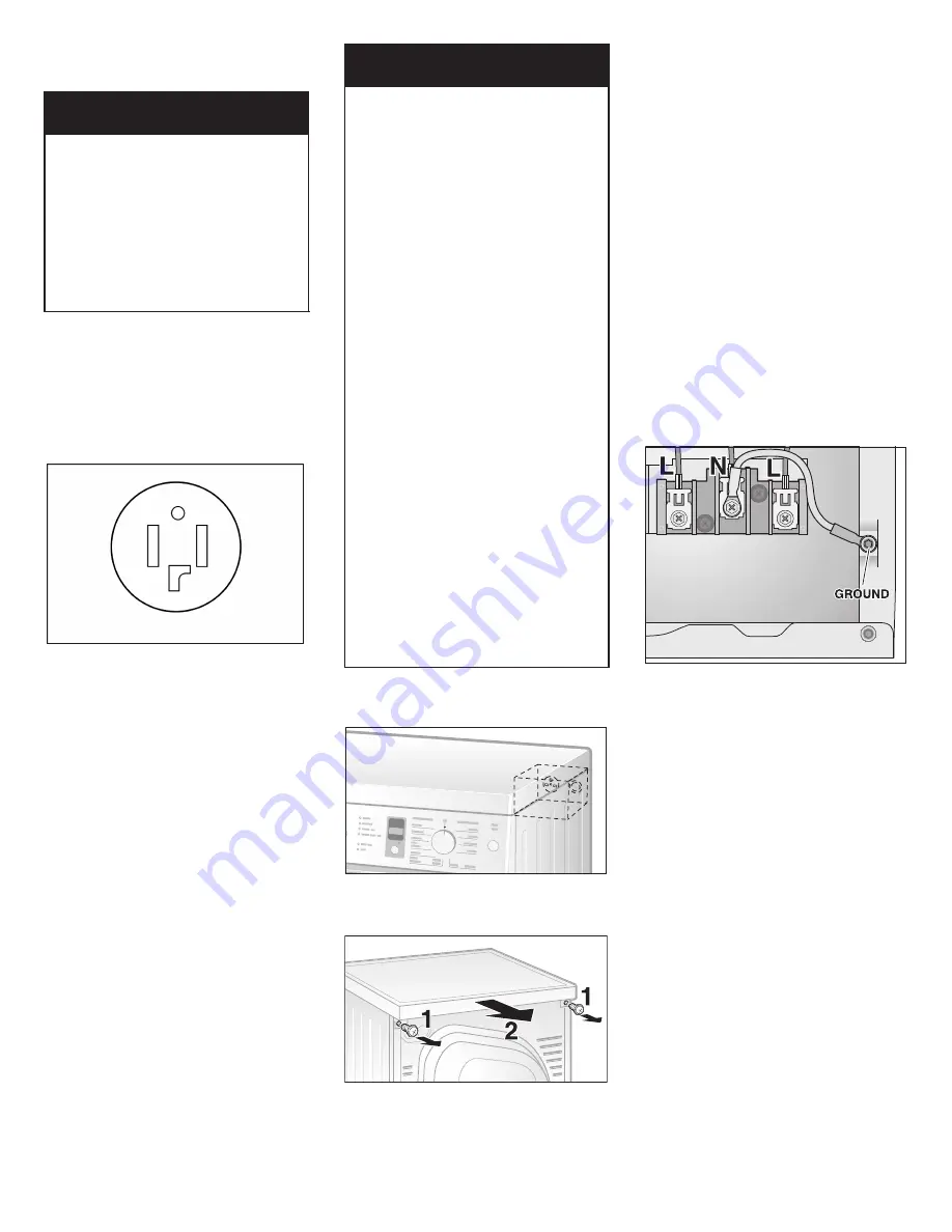 Bosch V20-UL Operating, Care And Installation Instructions Manual Download Page 8