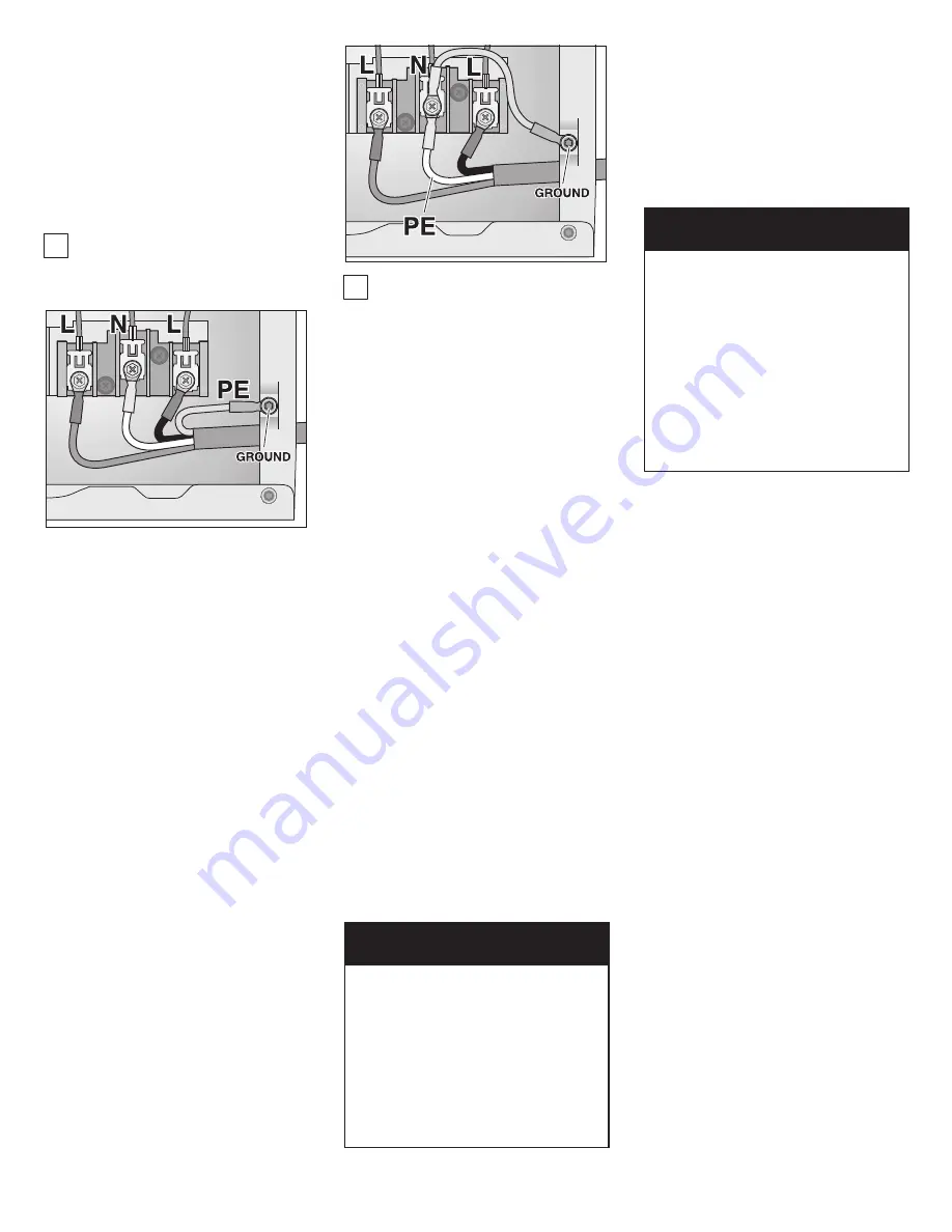 Bosch V20-UL Operating, Care And Installation Instructions Manual Download Page 9