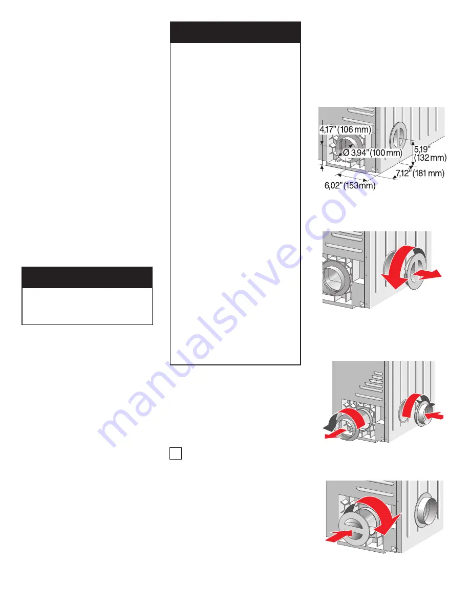 Bosch V20-UL Operating, Care And Installation Instructions Manual Download Page 10