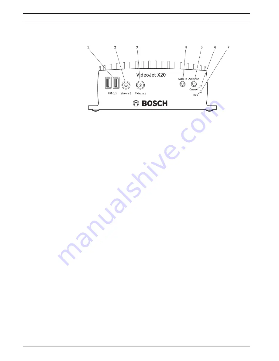 Bosch VIDEOJET X20 Installation And Operating Manual Download Page 16