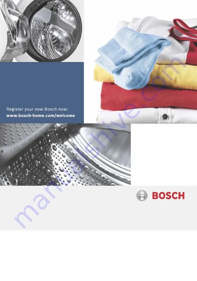 Bosch WAK20060SG Instruction Manual And Installation Instructions Download Page 1