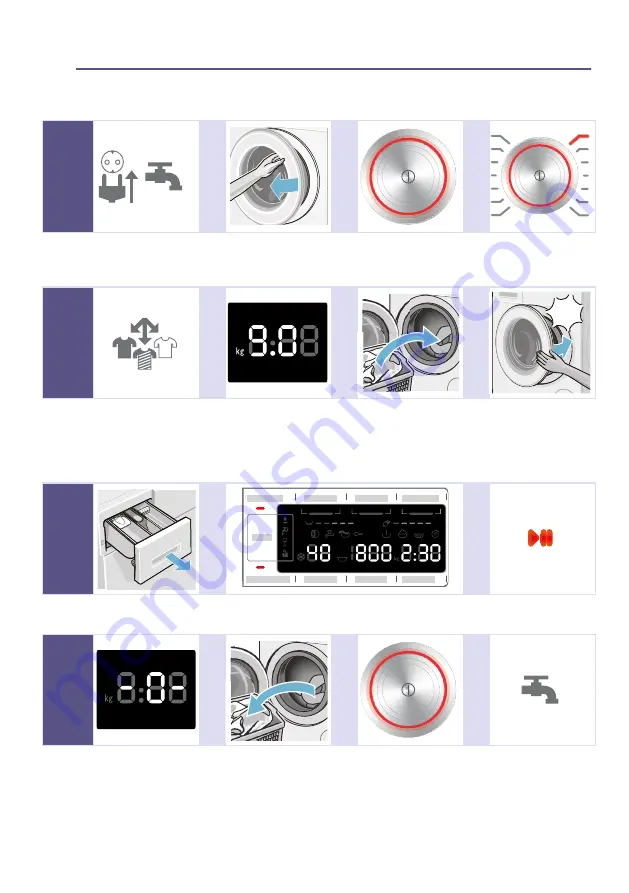 Bosch WAW28F40CH Instruction Manual And Installation Instructions Download Page 8