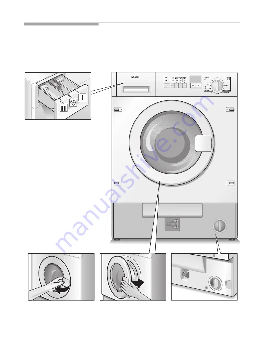 Bosch WFXI2840GB Instruction Manual And Installation Instructions Download Page 8