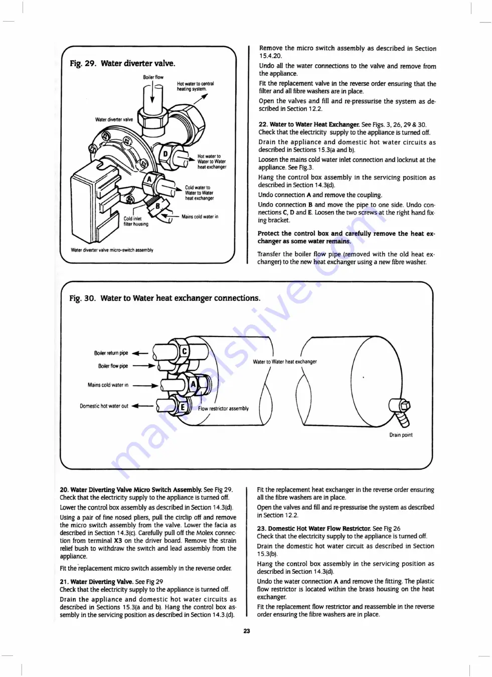 Bosch Worcester 240 Combi OF Скачать руководство пользователя страница 23