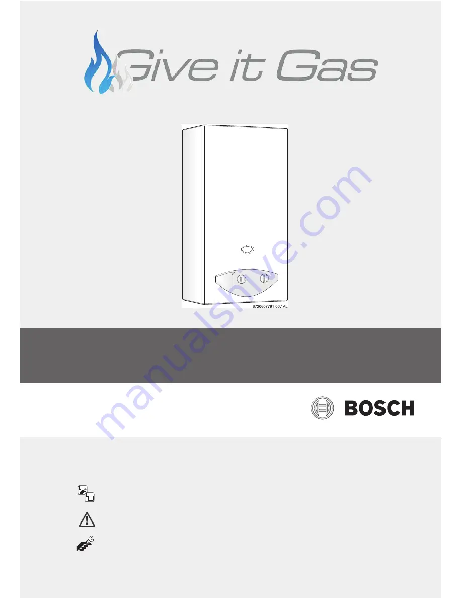 Bosch WR 11 B Installation Manual And Operating Instructions Download Page 1