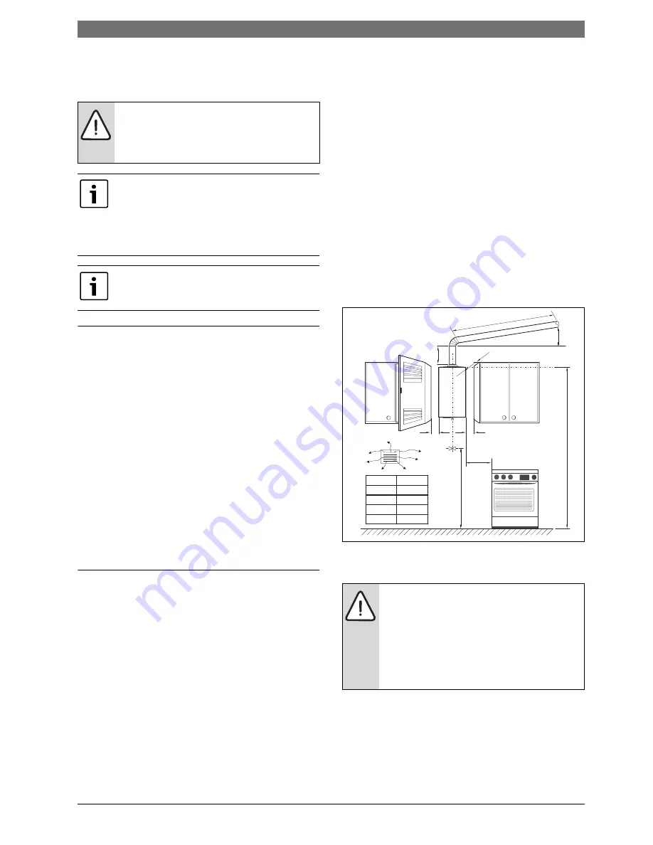 Bosch WR11B series Installation Manual And Operating Instructions Download Page 13