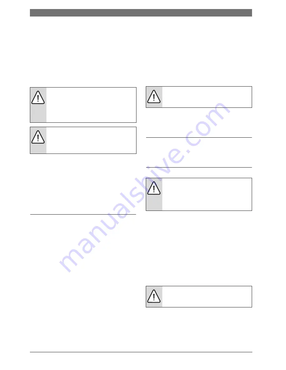 Bosch WR11B series Installation Manual And Operating Instructions Download Page 18