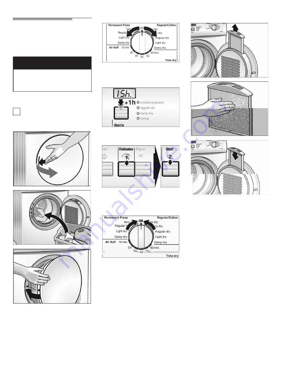 Bosch WTA 4410 CN Use And Care Manual Download Page 15