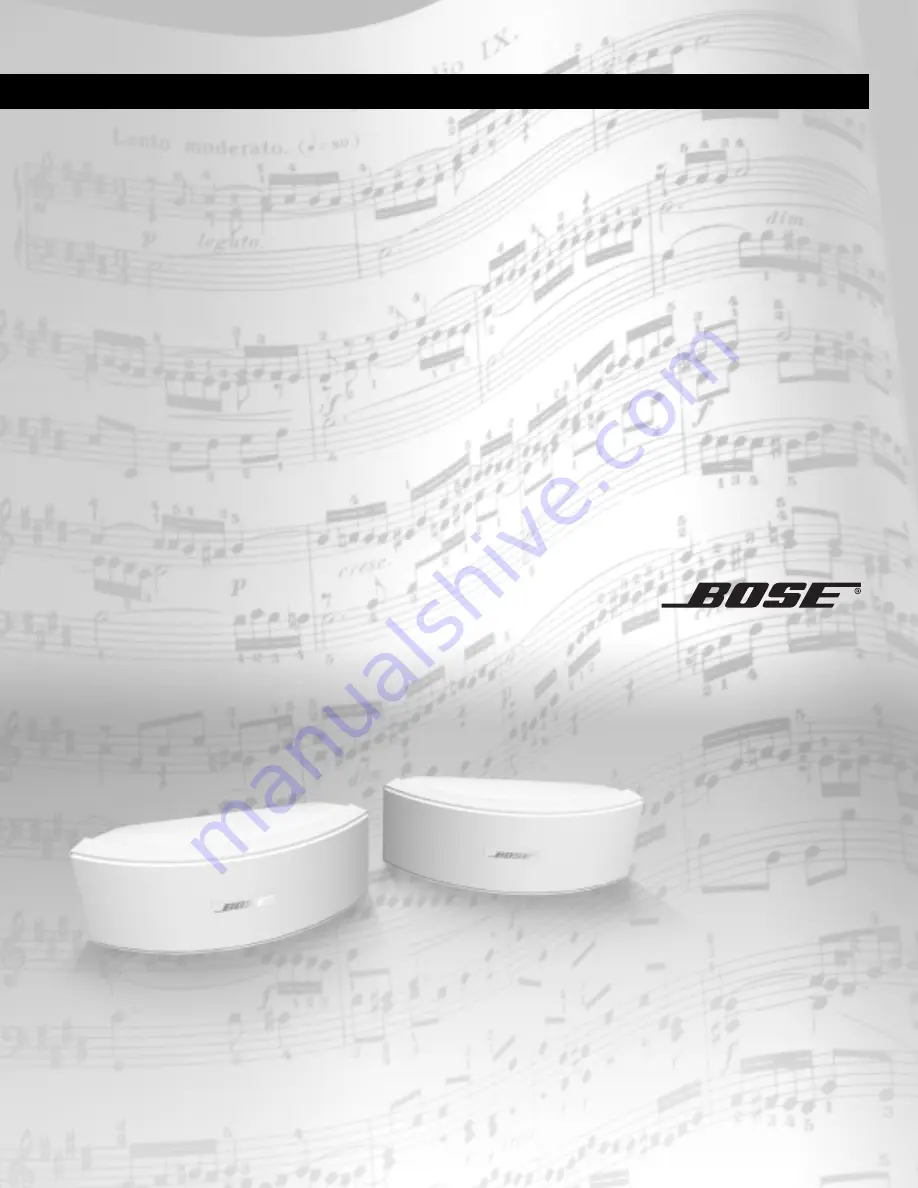 Bose 151 Owner'S Manual Download Page 1