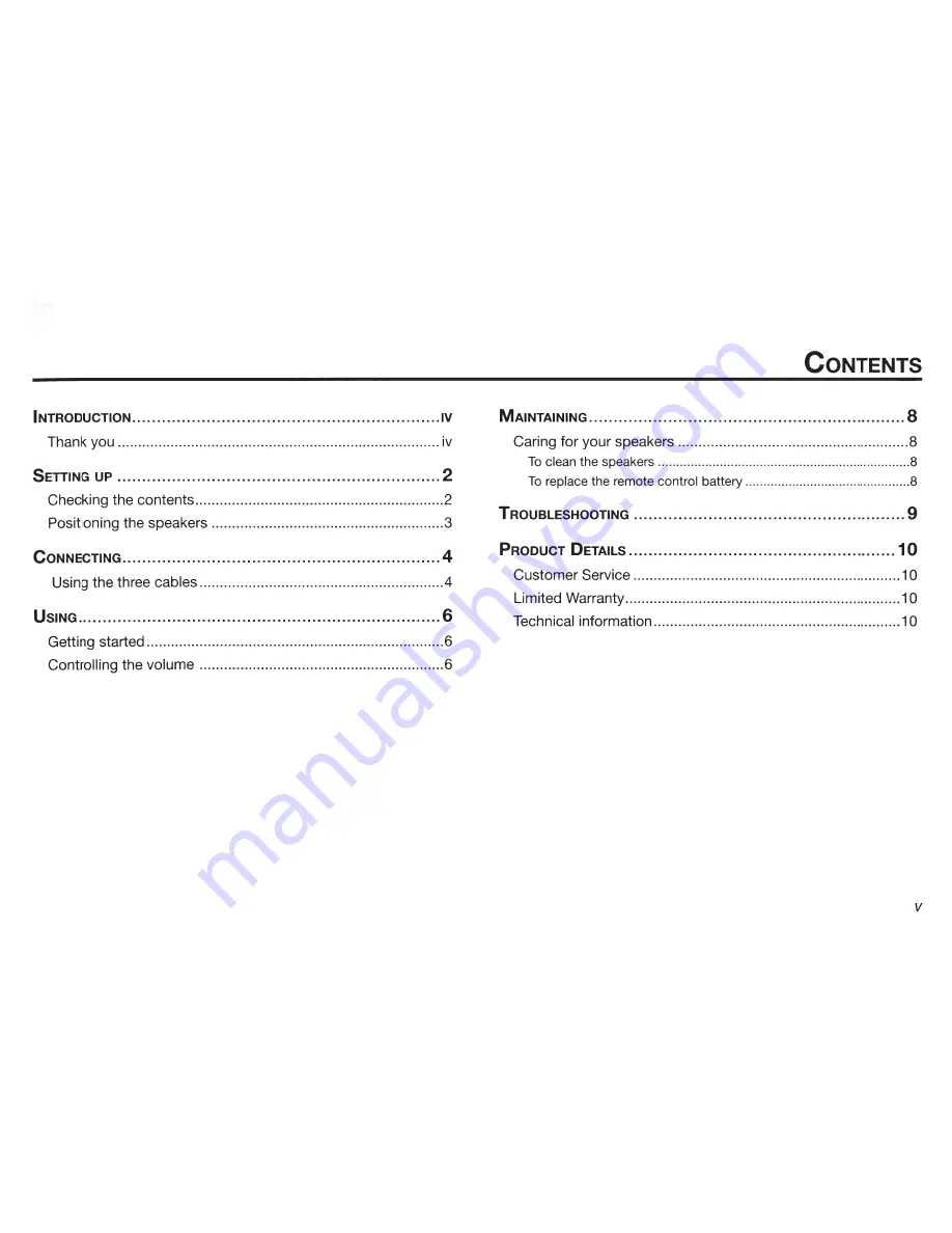 Bose Computer MusicMonitor Owner'S Manual Download Page 5