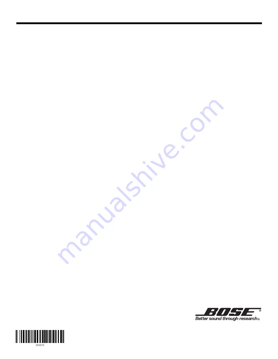 Bose L1 Model II Owner'S Manual Download Page 32