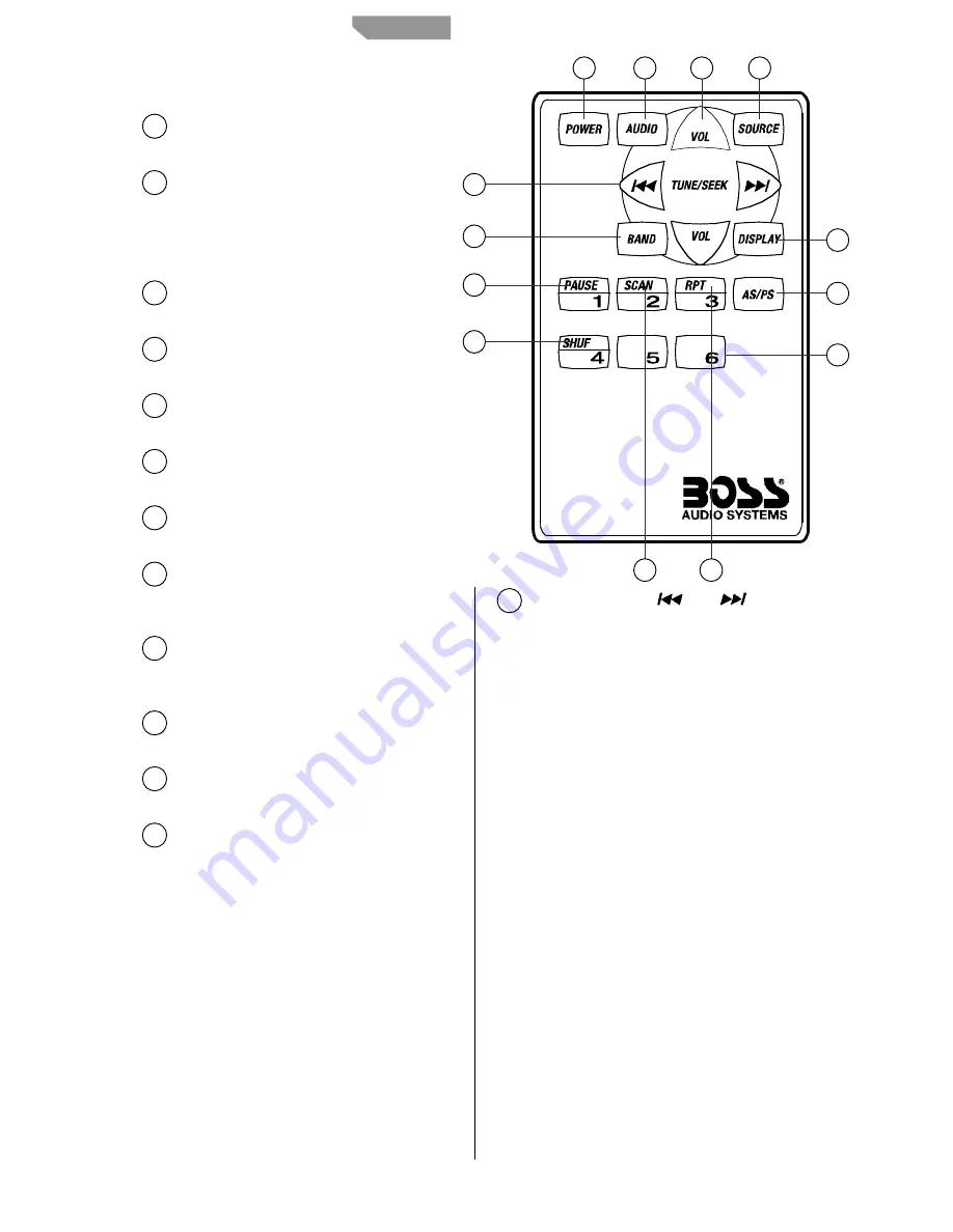 Boss Audio Systems CD-3125R User Manual Download Page 11