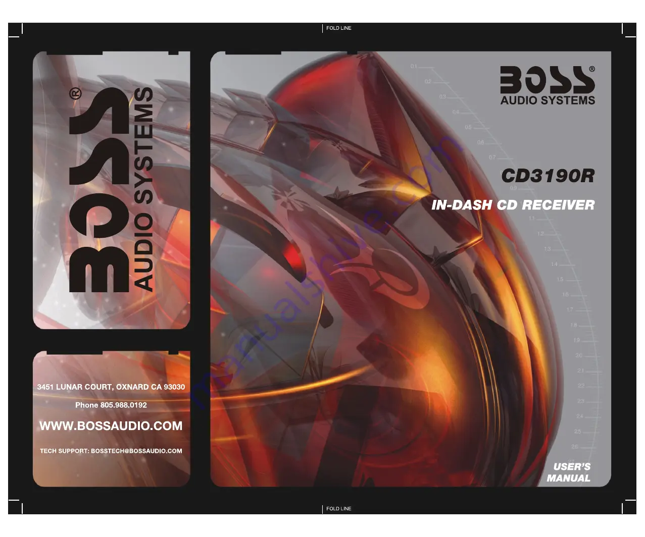 Boss Audio Systems CD-3190R User Manual Download Page 1