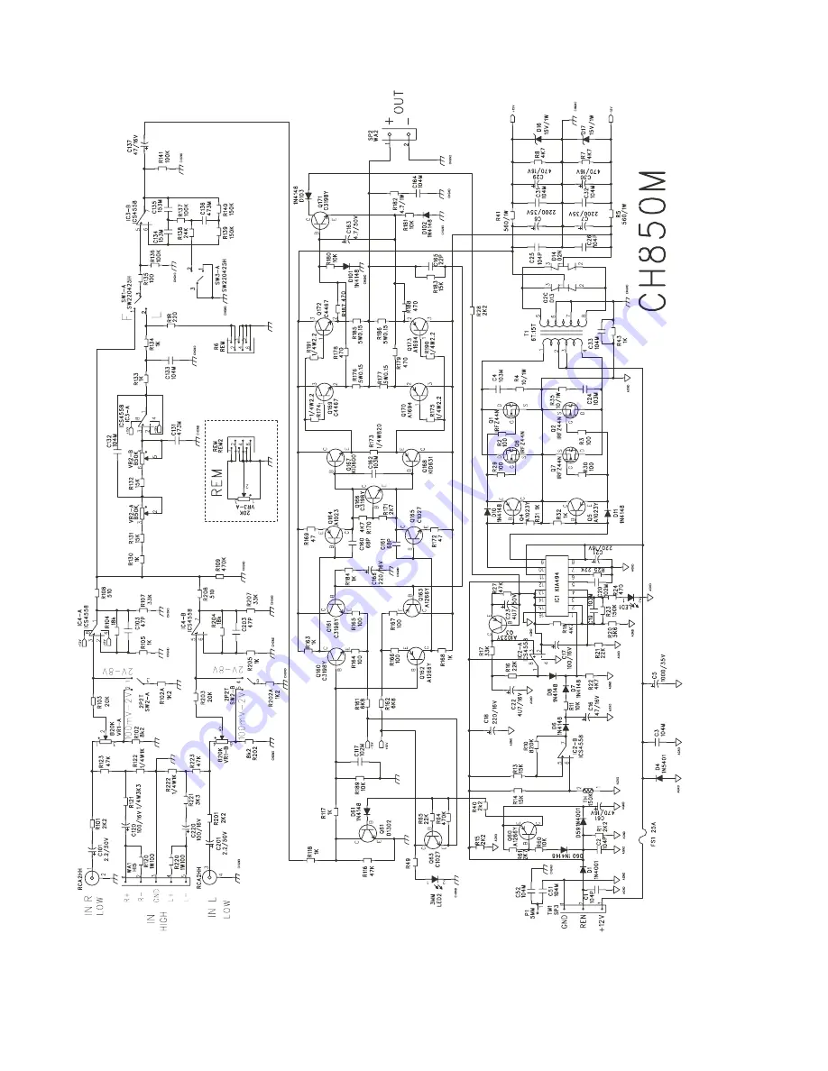 Boss Audio Systems Chaos CH850M Service Manual Download Page 5