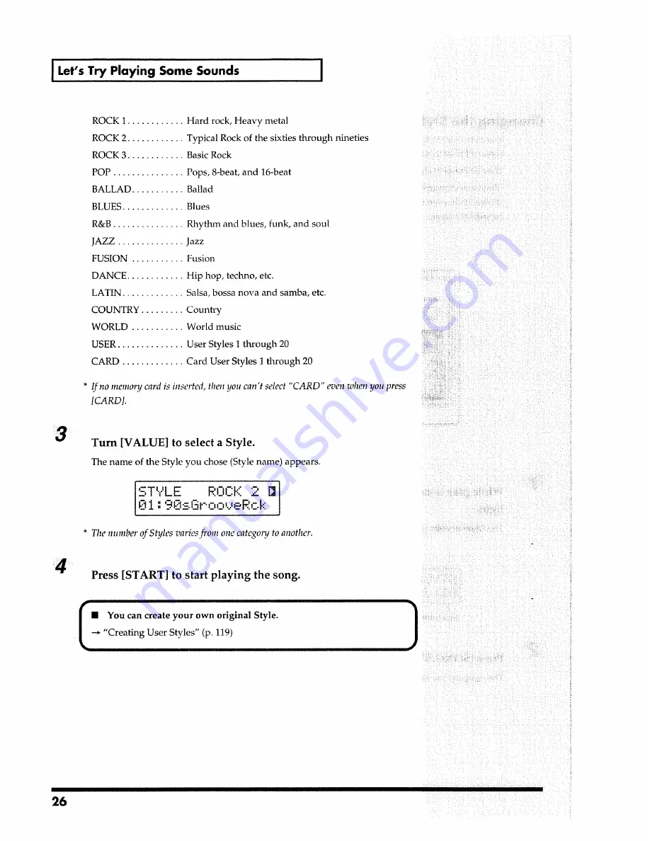 Boss J5-5 JamStation Owner'S Manual Download Page 26