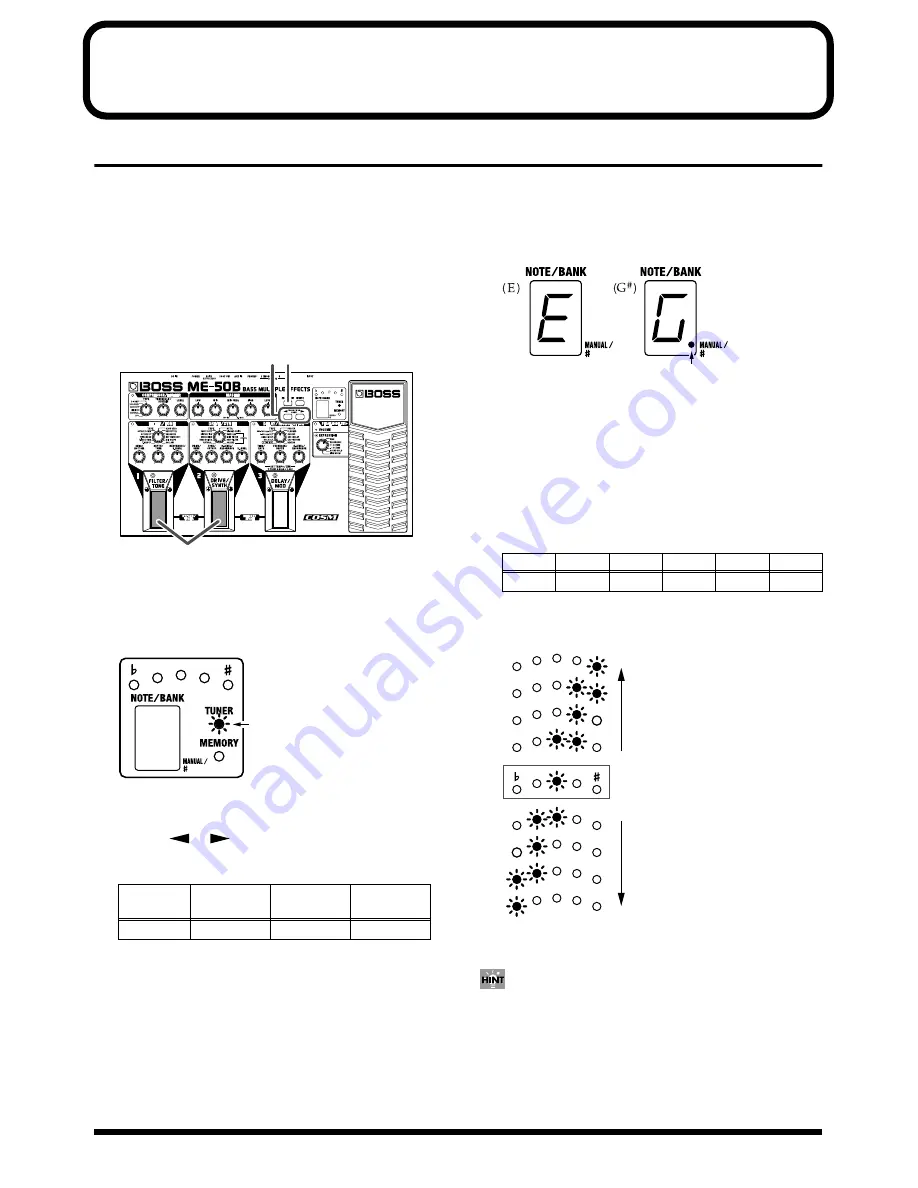 Boss ME-50B Owner'S Manual Download Page 25