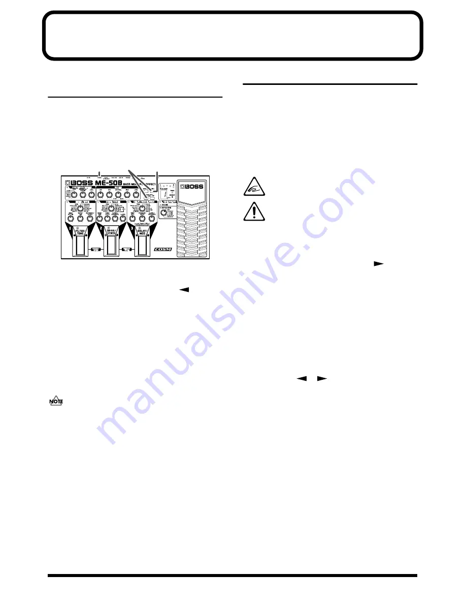 Boss ME-50B Owner'S Manual Download Page 28