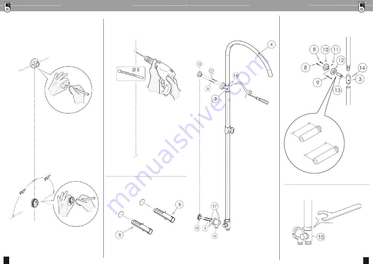 Bossini Diamond Renovation Installation And Care Instructions Download Page 4