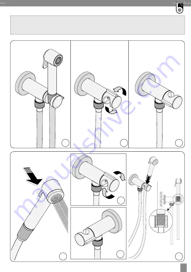 Bossini E37 Instructions For Installation, Operation And Maintenance Download Page 9