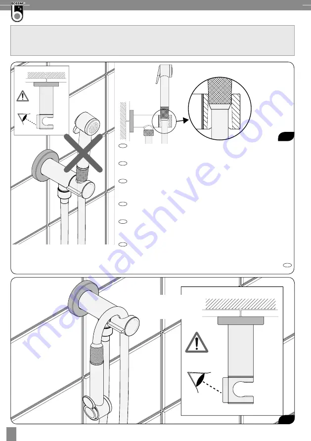 Bossini E37 Instructions For Installation, Operation And Maintenance Download Page 10