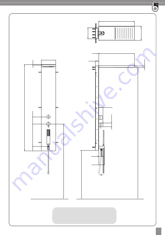 Bossini MANHATTAN L00926 Installation Instructions Manual Download Page 9