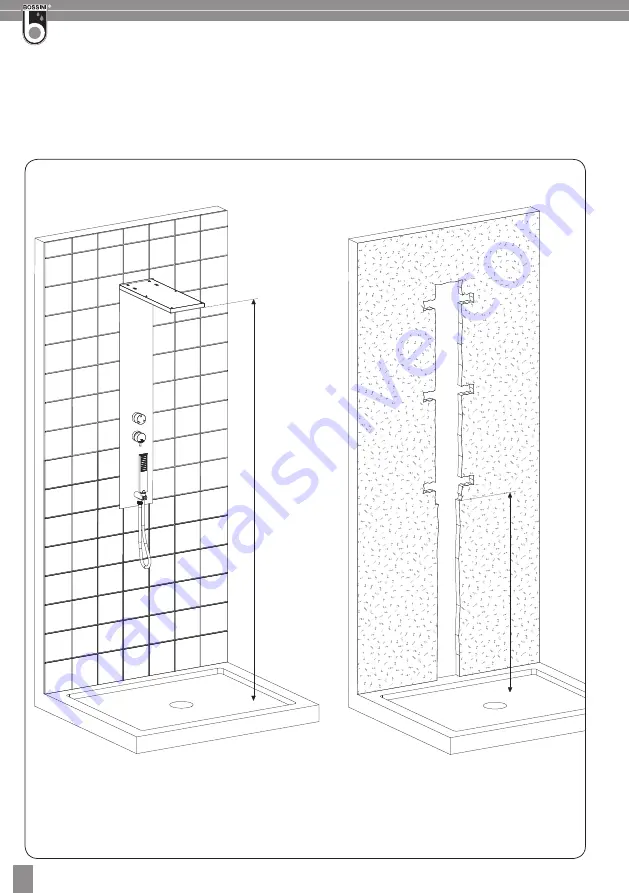 Bossini MANHATTAN L00926 Installation Instructions Manual Download Page 10