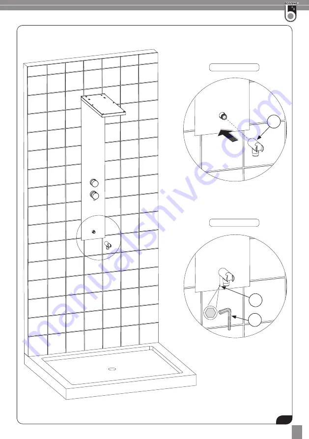 Bossini MANHATTAN L00926 Installation Instructions Manual Download Page 31