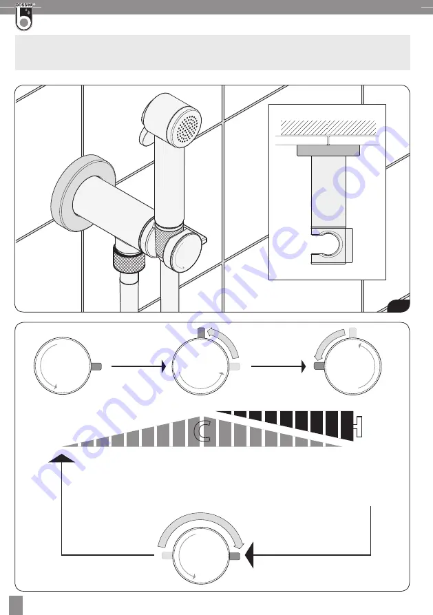 Bossini Mixer Set E37 Instructions For Installation, Operation And Maintenance Download Page 8