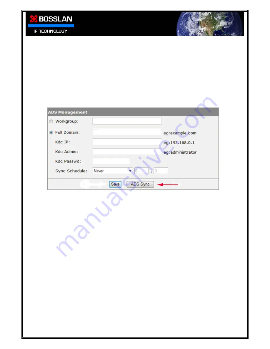 Bosslan BOSSNAS122 User Manual Download Page 58