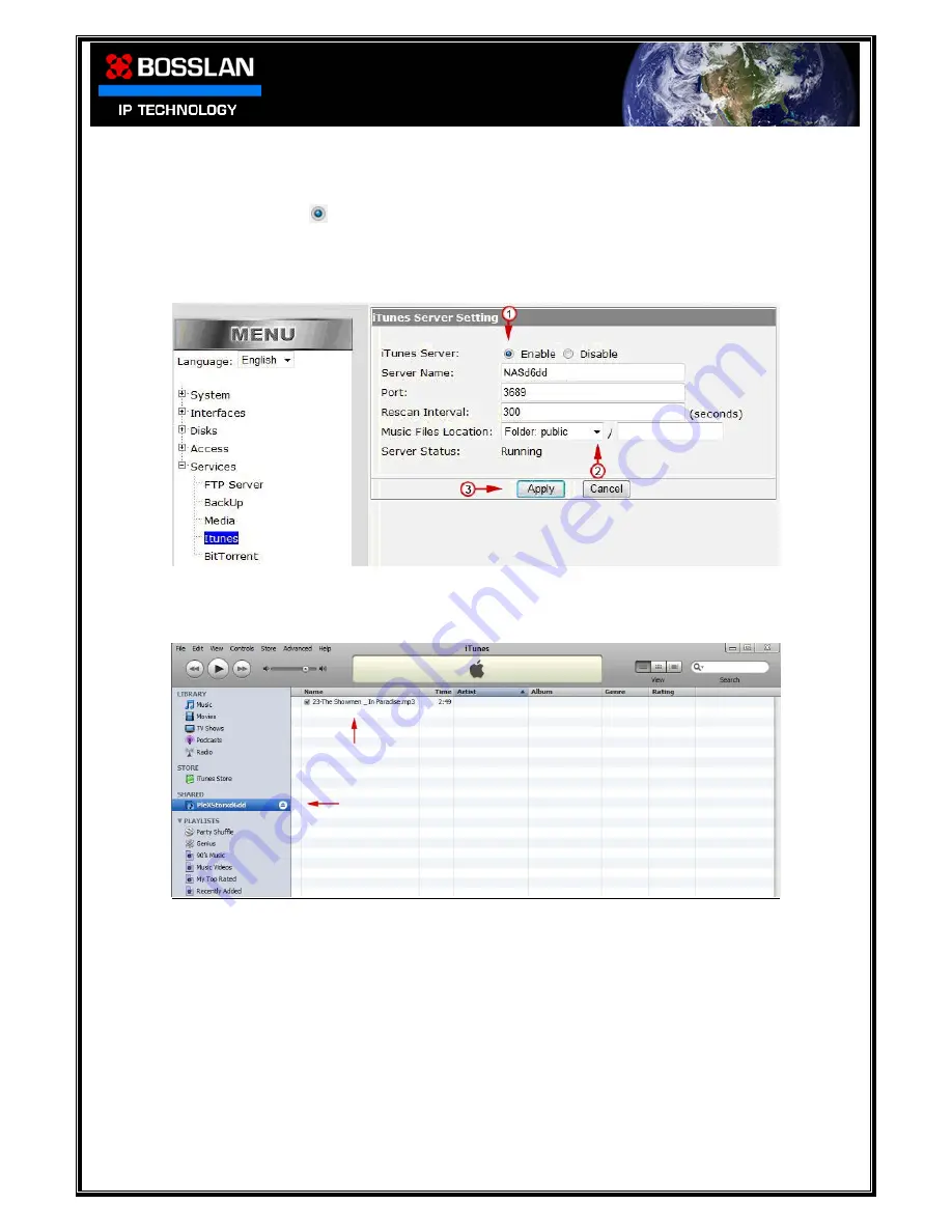 Bosslan BOSSNAS122 User Manual Download Page 70